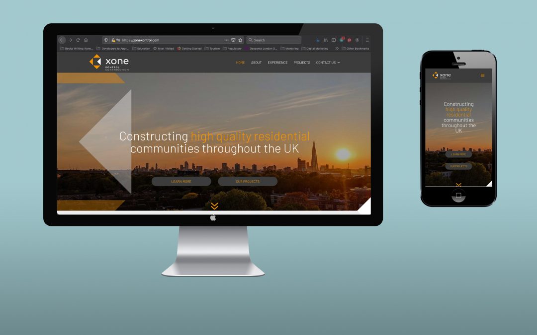 House Create Branding & Website for New Construction Firm Xone Kontrol